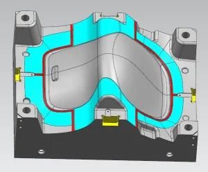 Chair Plastic Injection Gas Flow Mold