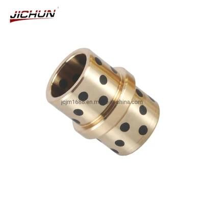 Low Weight Copper Alloy Bronze Bushing Oilless Bronze Bearing Graphite Plugged