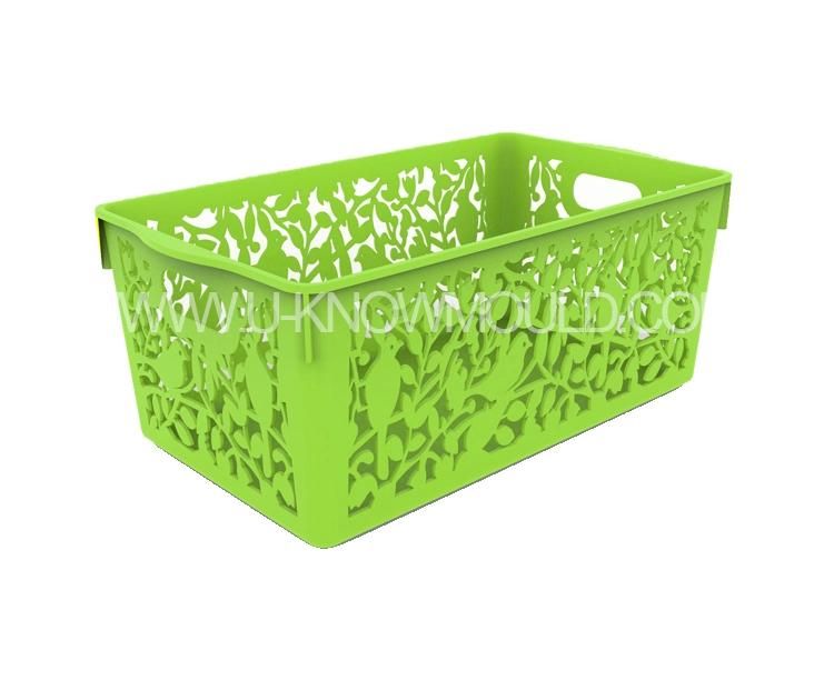 Storage Basket Inejction Mould Plastic Hollow Basket Mold