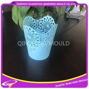 Pen Bucket Mould with Engraving Flower Shape