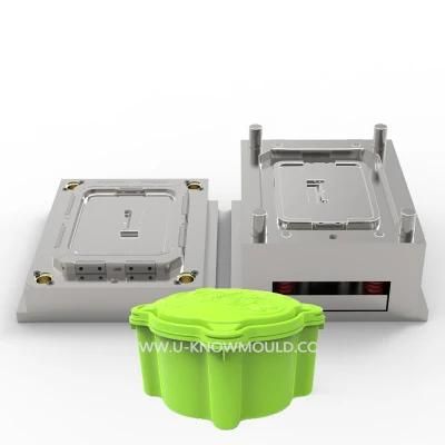 Household Products Plastic Injection Mould Thin Wall Food Container Mold