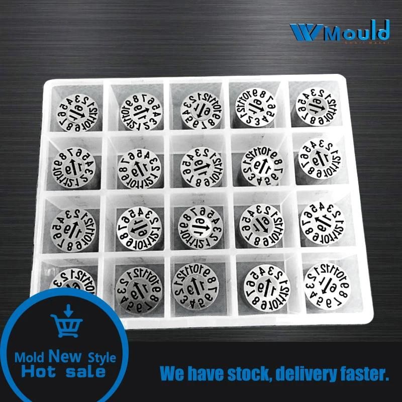 Hot Sale Date Stamp Injection Plastic Mold Parts Precision Mould Parts Customized Mould Parts