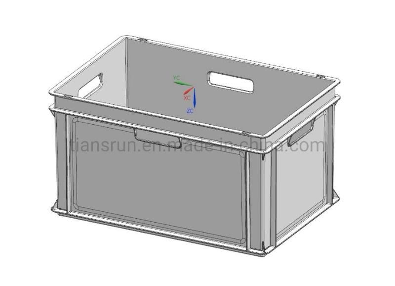 Turnover Basket Plastic Storage Box Injection Tooling