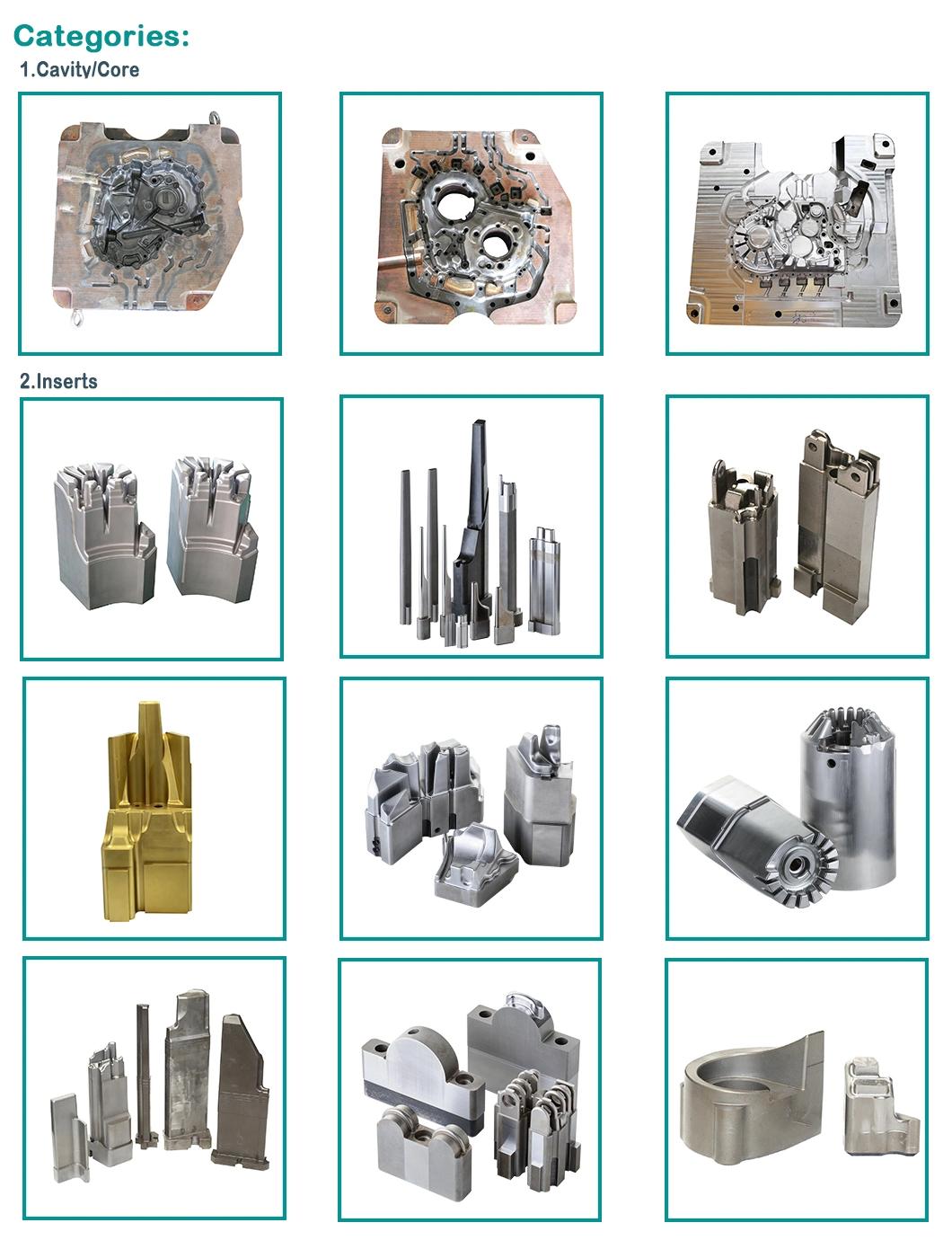 High Quality Competitive Cost Plastic Injection Mould Components Aluminium Die Casting Die Mould Components Spare Parts, Inserts Cavity Core