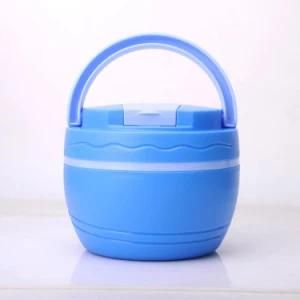 Easy Take Away Plastic Lunch Box with Handle with Two Layers