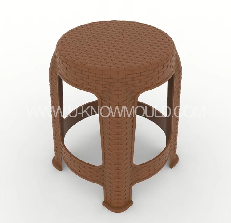 High Quality Plastic Rattan Stool Mold/Plastic Stool Injection Mould