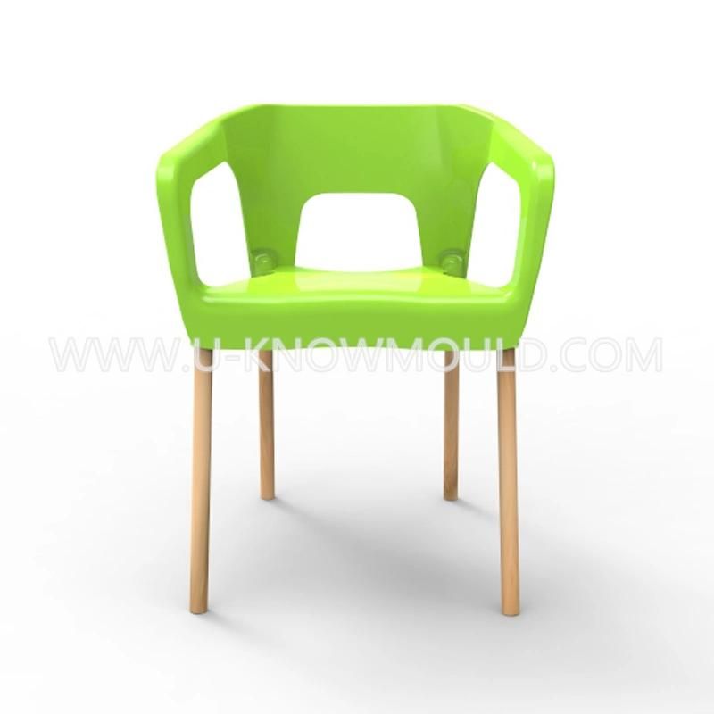 Plastic Metal Leg Chair Injection Mould Chair Mold in Taizhou