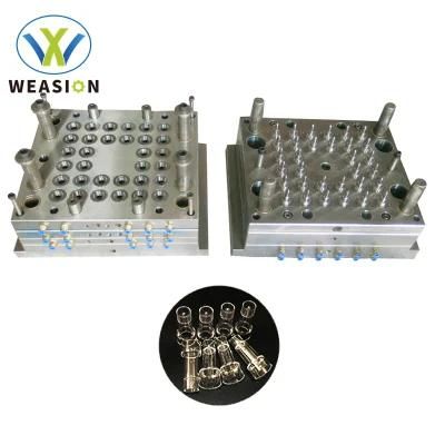PS Material Cold Runner 16 Cavities Plastic Test Tube Mould