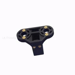 Industrial Design Rapid Prototyping Nylon CNC Machining Plastic Part with Bronze Thread ...