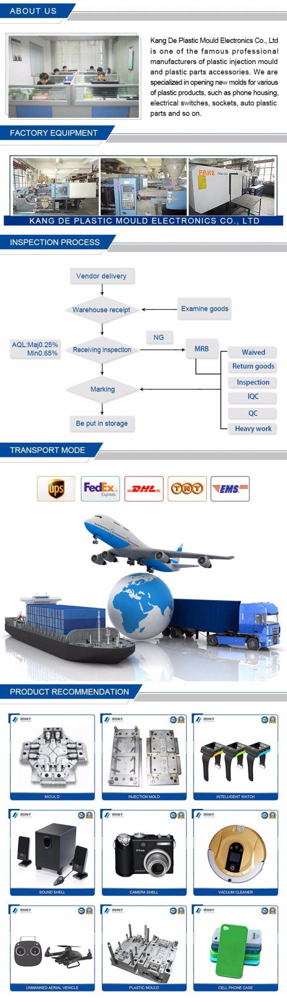 Plastic Injection Molding Products Design Manufacturer Plastic Injection Mold Plastic Mould