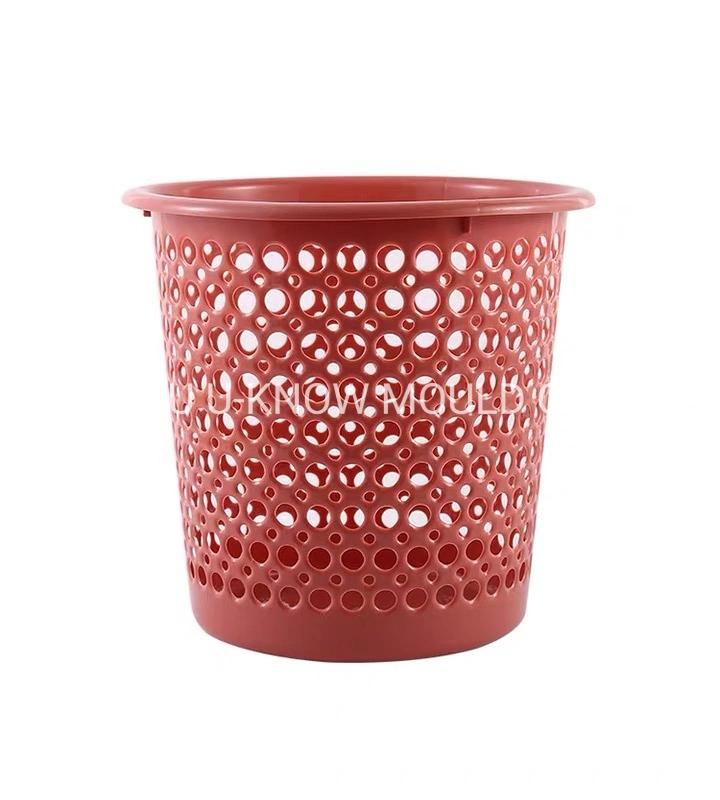 Plastic Household Garbage Can Injection Mould with Pressure Ring Plastic Dustbin Mold