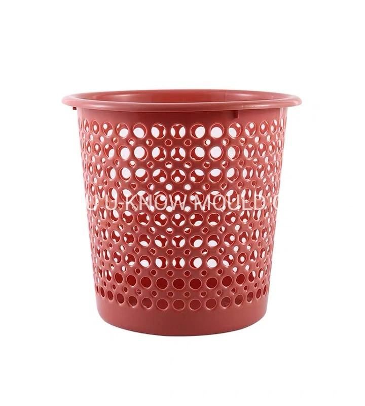 Plastic Household Garbage Can Injection Mould with Pressure Ring Plastic Dustbin Mold