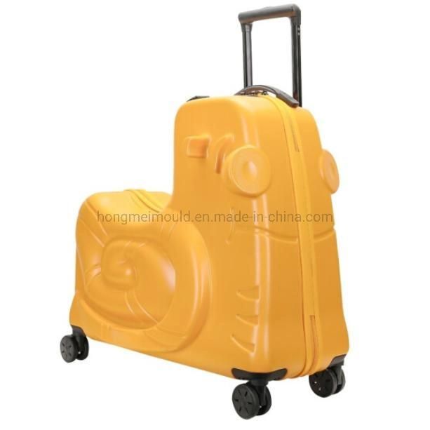 Plastic Kids Travel Trunk Mould Factory Travel Box Injection Mould Trolley Case Mold