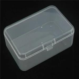 Small Plastic Clear Transparent with Lid Collection Container Case Storage Box