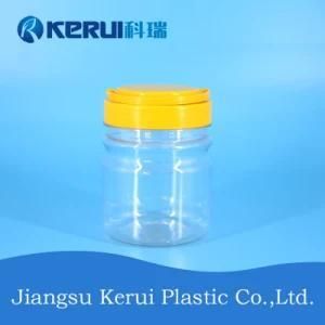 80mm Neck Pet 450ml Plastic Cookie Candy Jar Pet Preform Water Boston Round Bottle