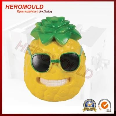 Plastic Cartoon Pineapple Piggy Bank Money Box Blowing Mold From Heromould