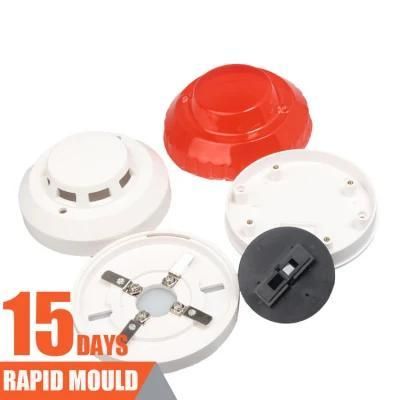 Plastic Safety Supplies Injection Molded Case for Smoke Alarm Molding Parts