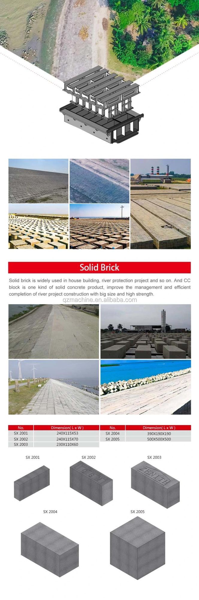 Block Making Machine Paver Mould For Sale