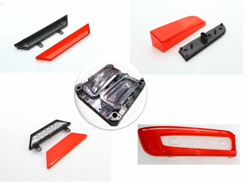 Car Headlights Auto Front Rear Lamp PC Plastic Cover Mold Injection Moulding