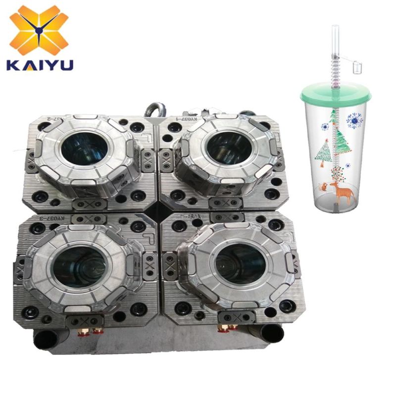 2019 New Design Iml Disposable Plastic Milk Tea Cup Injection Mould