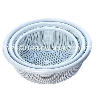 Household Cleaning Sieve Washing Basket Injection Mold Basket Mould