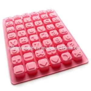 B0098 Nicole Number and Letter Silicone Chocolate Bakery Mold
