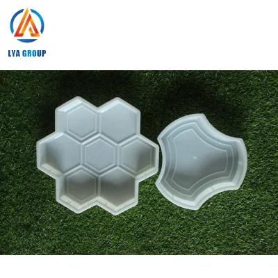Plain Smooth Hexagon 9 Inch Patio Paver Stepping Stone Concrete Mold