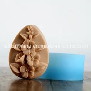 R1705 Handmade Silicone Mould for Soap Hot Sale Flower Silicone Molds