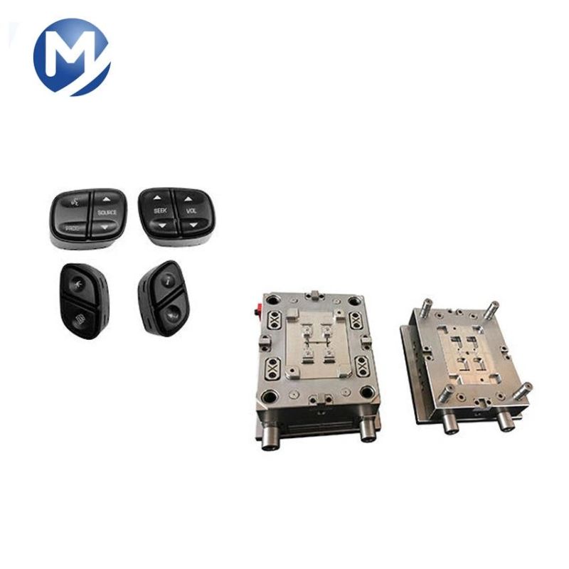 Plastic Injection Tooling for Car Vol Button Spare Parts