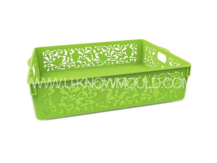 Household Storage Basket Injection Mould Plastic Mold Supplier