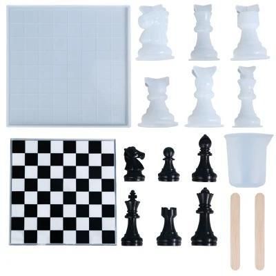 DIY Epoxy Chess Set Silicone Mirror Finish Resin Chess Mold