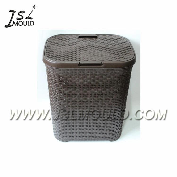 Taizhou Injection Plastic Rattan Laundry Basket Mould