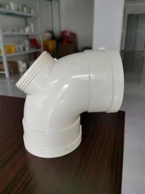 PVC Elbow Pipe Fittings, Plastic Injection Mould, Multi-Cavity, Economic
