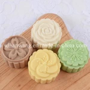 R1639 Handmade DIY Flowers Silicone Moon Cake Mold for Soap Making