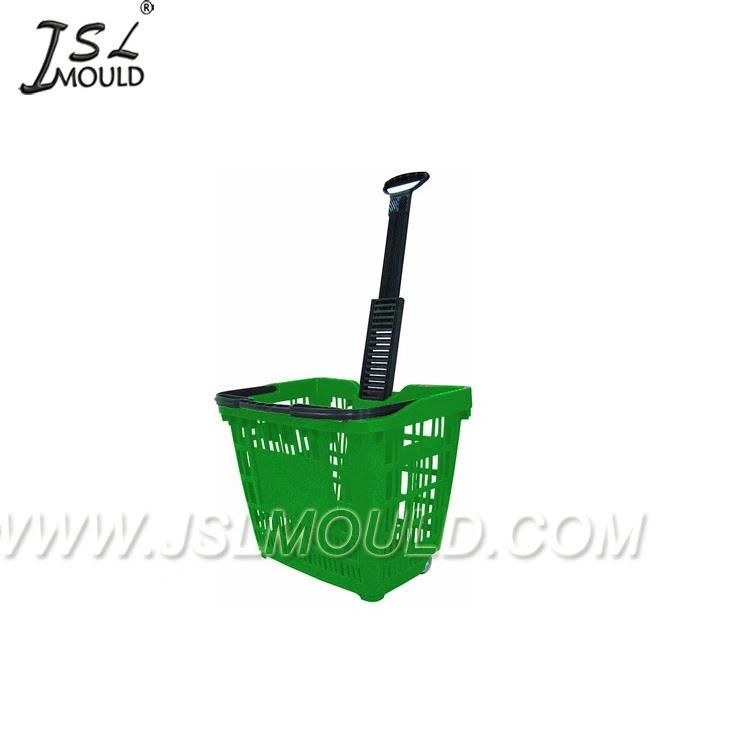 Injection Plastic Shopping Trolley Basket Mold