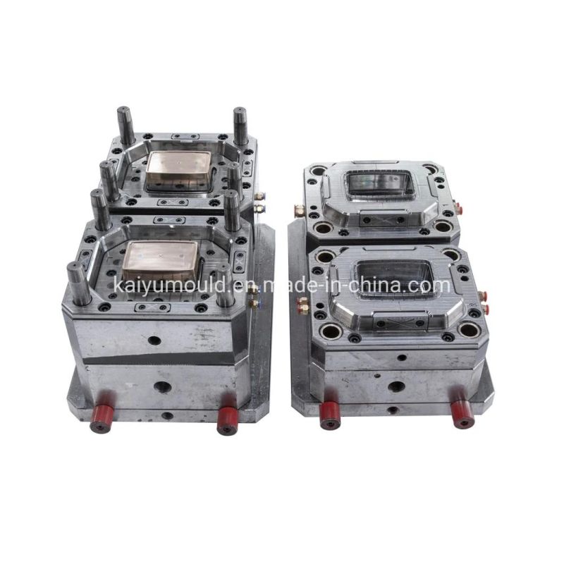 Thin Wall Square Box Injection Mould Tamper Resistant Structure Container Mold