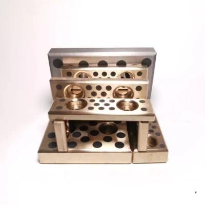 Solid Steel Guide Bronze Slide Plate Bronze Wear Load Plate Oiles Rail Bearing Pads