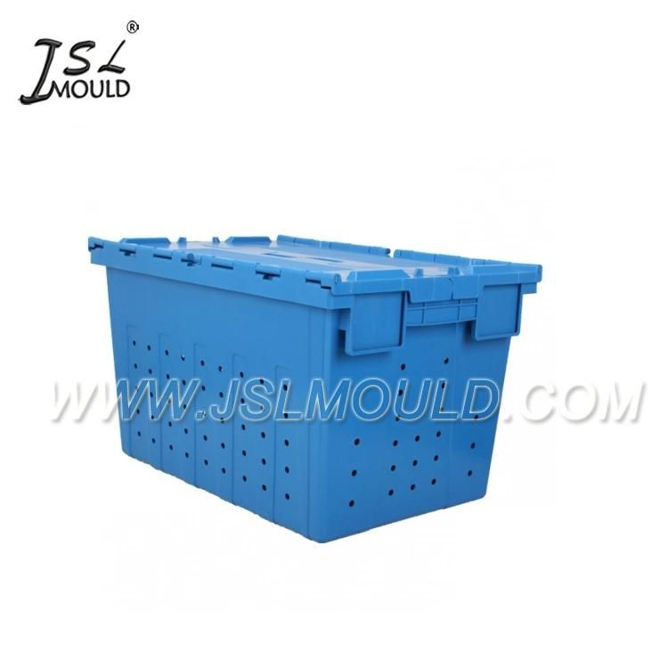 Customized Injection Stacking Plastic Fish Box Crate Mould