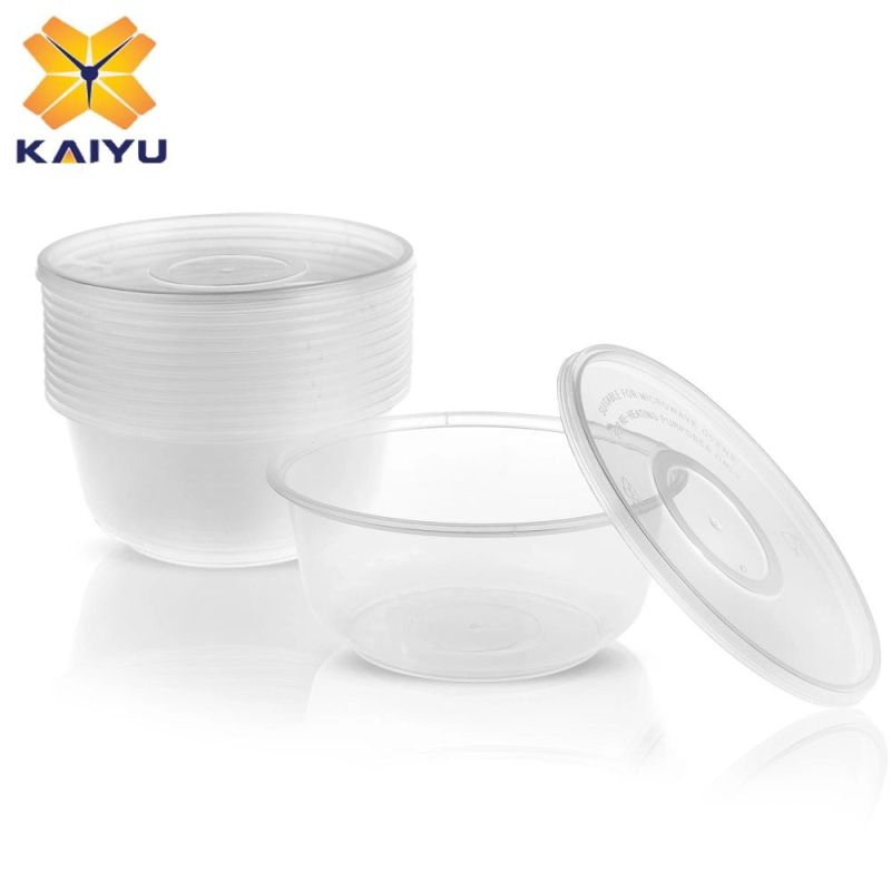 Disposable Round Food Packaging Container Lunch Box Injection Mould