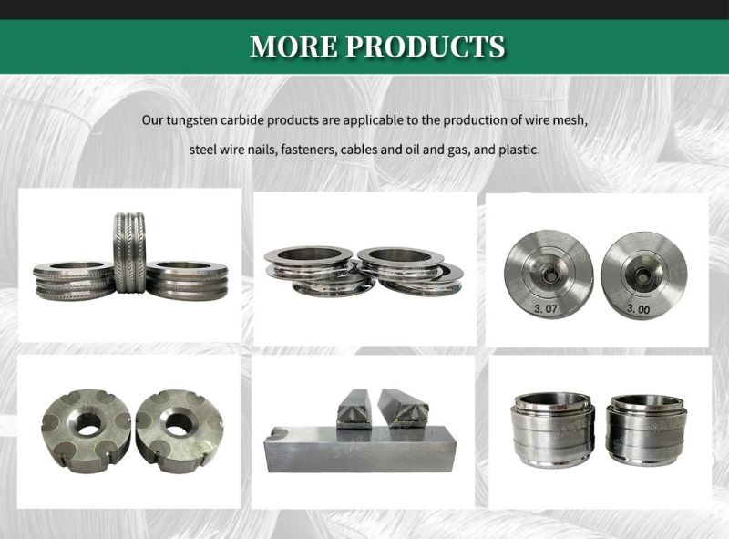 Tungsten Carbide Wire Drawing Dies with Good Internal Geometry