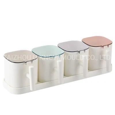 Plastic Household Seasoning Box Injection Mould Plastic Kitchen Mold