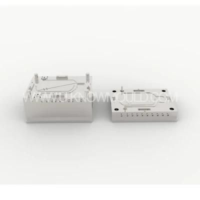 Supermarket Shopping Basket Injection Mould Hand Pull Basket with Wheels