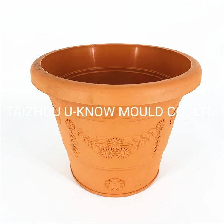 OEM High Precision Plastic Mould Molding Service Injection Flower Pot Mold