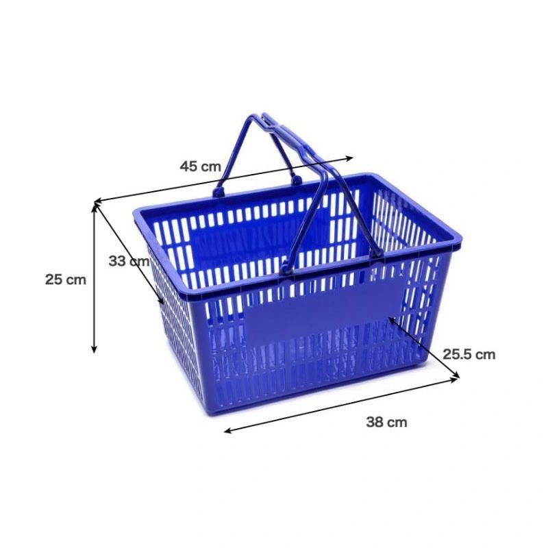 738h Plastic Injection Mold for Recycled Store Hand Shopping Basket