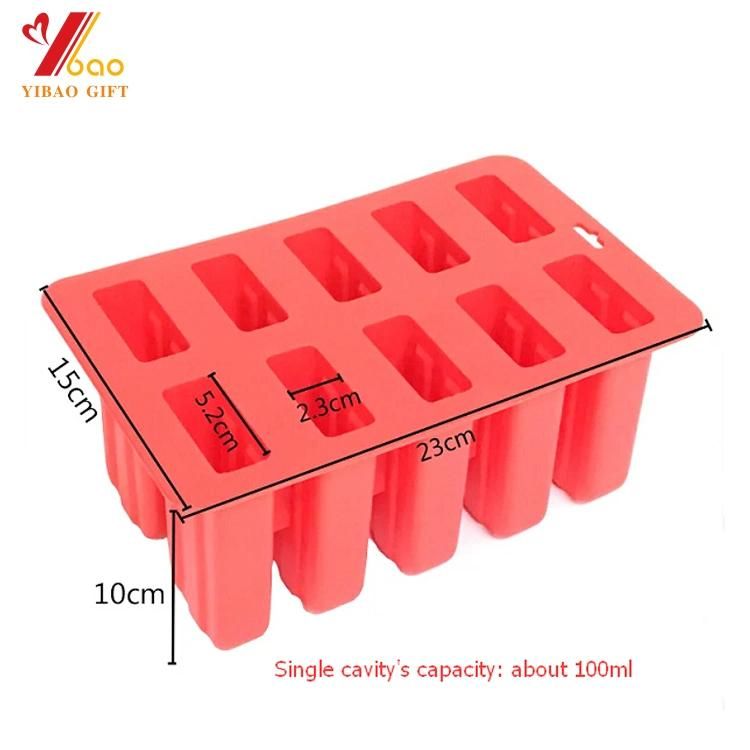 Custom 4piece FDA Silicone Ice Mold /Ice Cube Tray