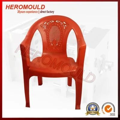 Plastic Injection Chair Mould with Back Flower From Heromould