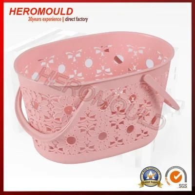 Plastic Storage Basket with Handle Mold From Heromould