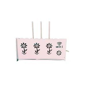 Promotional Gift Items WPC Carved Storage Box for Routers