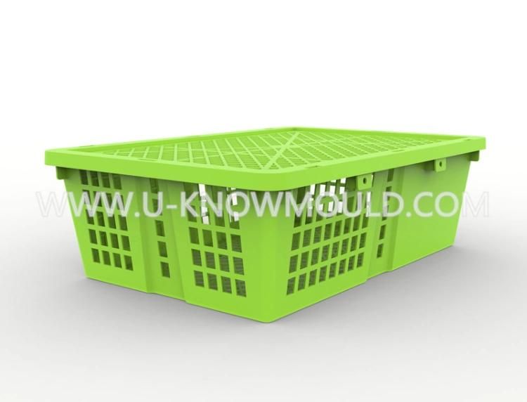 Plastic Fruit Basket Injection Mould Crate Mold