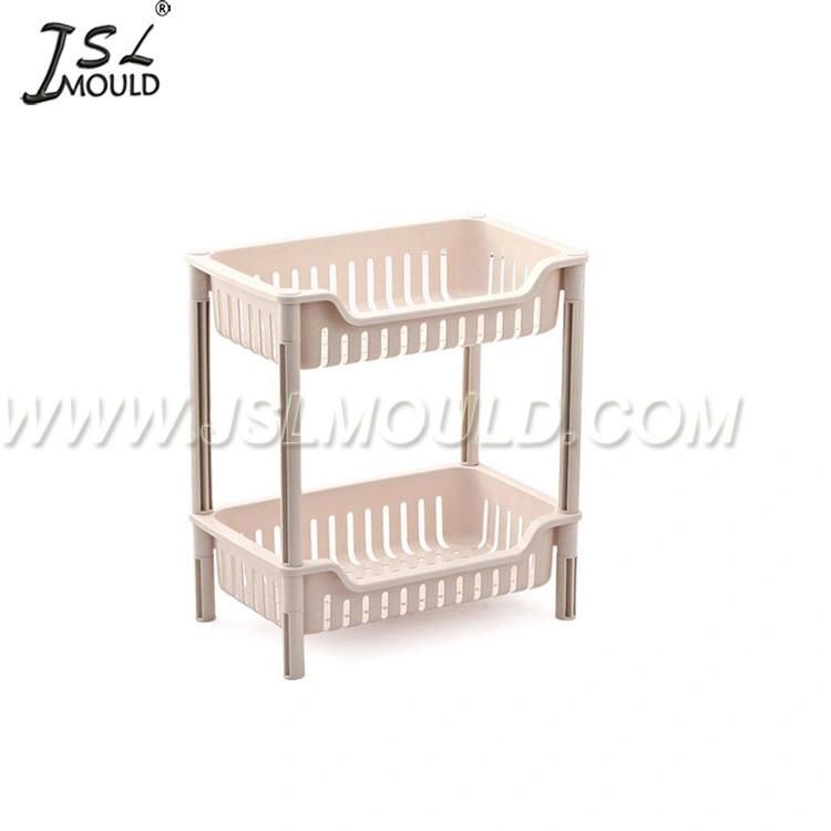 Injection Plastic Stacking Fruit Basket Tray Mould